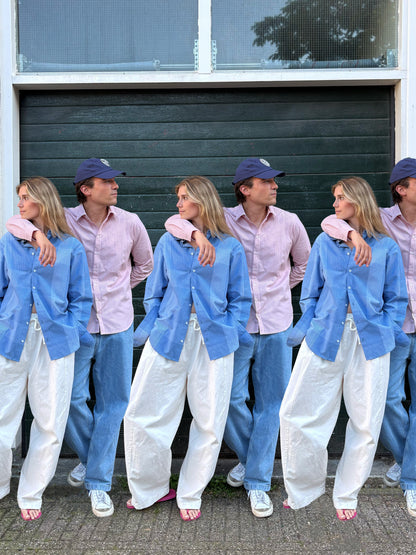The borrowed shirt - blue