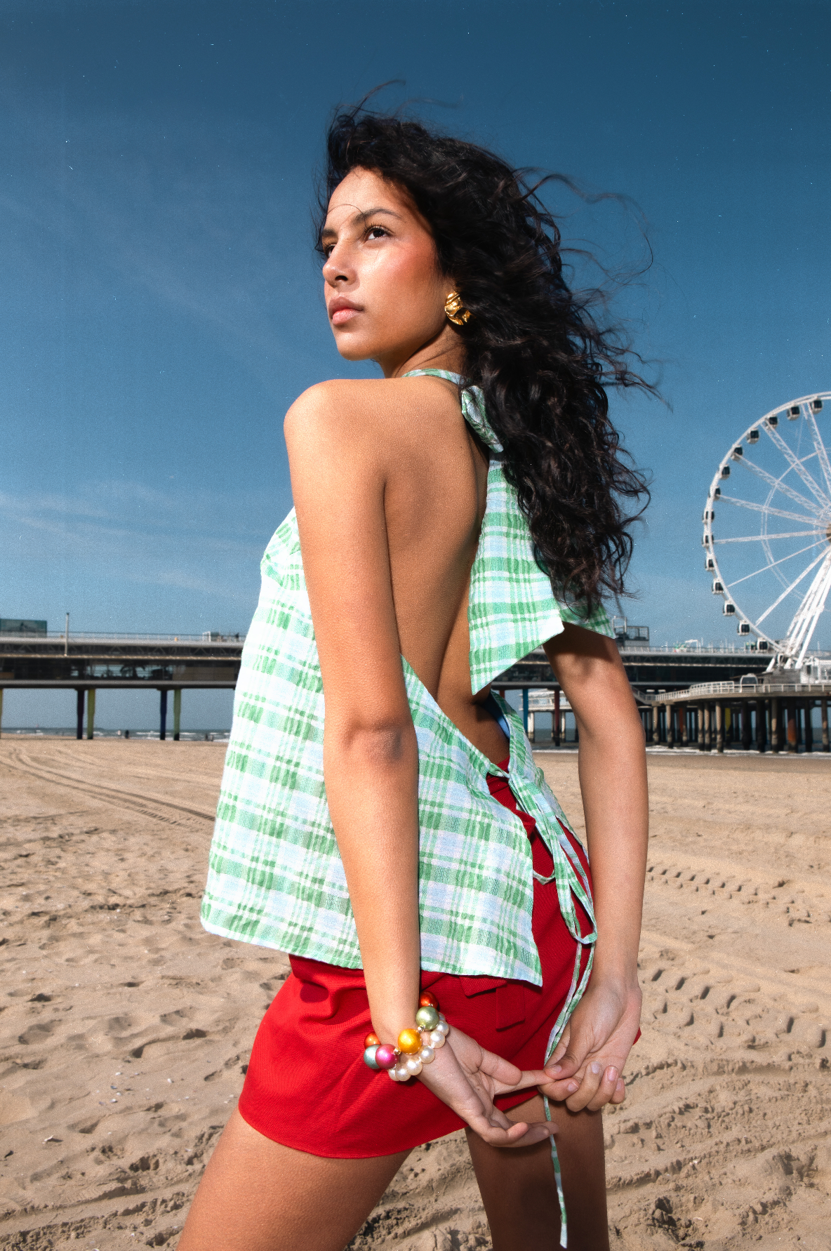 Bringing sexy back top checkered