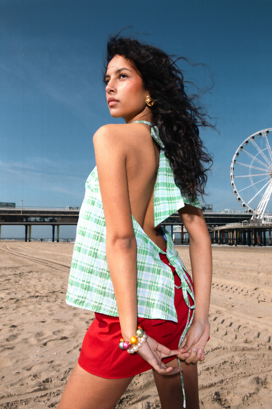 Bringing sexy back top checkered